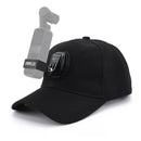 STARTRC Baseball Hat with J-Hook Buckle Mount & Screw for DJI OSMO Pocket 2(Black)