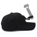 STARTRC Baseball Hat with J-Hook Buckle Mount & Screw for DJI OSMO Pocket 2(Black)