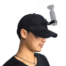 STARTRC Baseball Hat with J-Hook Buckle Mount & Screw for DJI OSMO Pocket 2(Black)