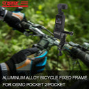 STARTRC Bike Motorcycle Handlebar Aluminum Mount Fixed Holder for DJI OSMO Pocket / Pocket 2 (Black)