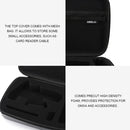 STARTRC Portable PU Leather Storage Bag Carrying Case for DJI OM4 / Osmo Mobile 3, Size: 25.5cm x 18cm x 7cm(Grey)