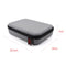 STARTRC Portable PU Leather Storage Bag Carrying Case for DJI OM4 / Osmo Mobile 3, Size: 25.5cm x 18cm x 7cm(Grey)