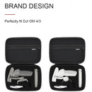 STARTRC Portable PU Leather Storage Bag Carrying Case for DJI OM4 / Osmo Mobile 3, Size: 25.5cm x 18cm x 7cm(Grey)