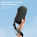 STARTRC Portable Carrying Dacron Hard Case Body Storage Bag for DJI OSMO Pocket / OSMO Pocket 2(Grey)