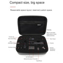 STARTRC Waterproof PU Carry Case Body and Accessories Storage Bag for DJI OSMO Pocket / OSMO Pocket 2(Grey)