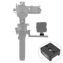 STARTRC 1108468 Cold Shoe Port Aluminum Alloy Adapter Plate 1/4 Screw Adapter for DJI RONIN-SC 2