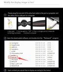 STARTRC 1 Pair Foldable Color LED DIY Flash Editable Word Lamp Propellers for DJI Mavic Air 2