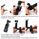 STARTRC 1108506 Bicycle Motorcycle Body Expansion Fixed Bracket for DJI OSMO Pocket 2 / Pocket