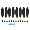 8 PCS/Set Sunnylife 4726F Low Noise Quick-release Wing Propellers for DJI Mini 2 (Gold)