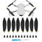 8 PCS/Set Sunnylife 4726F Low Noise Quick-release Wing Propellers for DJI Mini 2 (Gold)