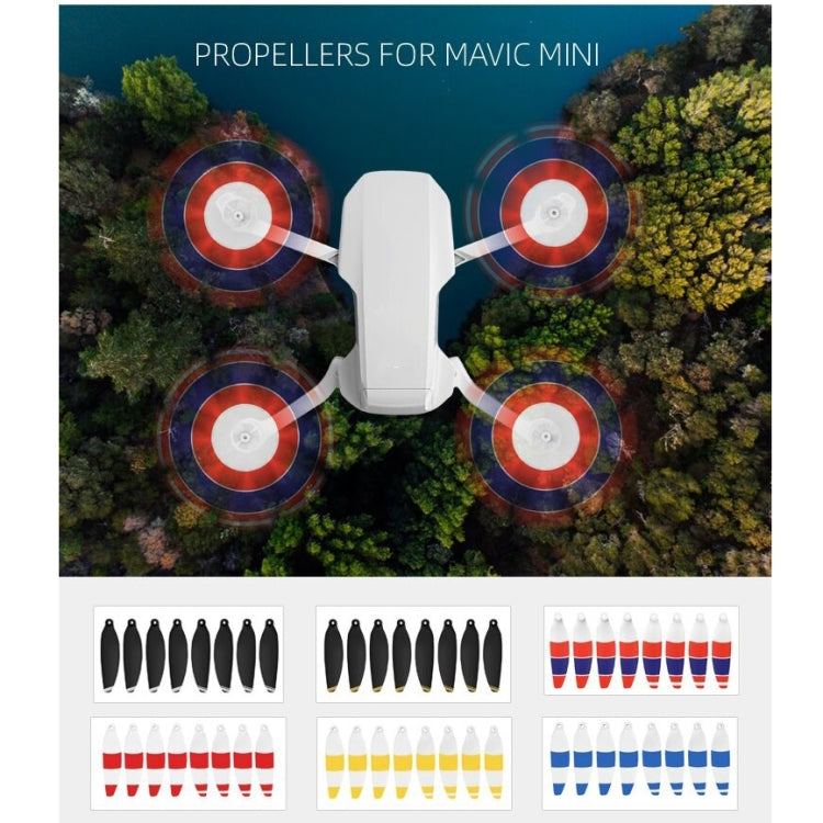 8 PCS/Set Sunnylife 4726F Low Noise Quick-release Wing Propellers for DJI Mini 2 (Gold)