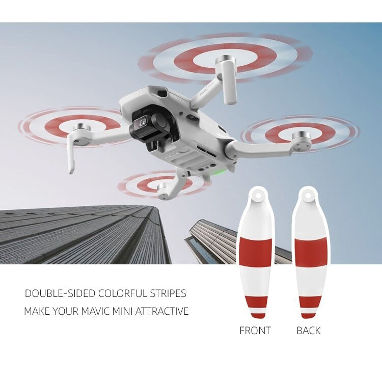 8 PCS/Set Sunnylife 4726F Low Noise Quick-release Wing Propellers for DJI Mini 2 (Gold)