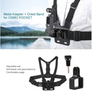 Sunnylife OP-Q9201 Elastic Adjustable Body Chest Straps Belt with Metal Adapter for DJI OSMO Pocket 2