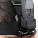 Sunnylife Elastic Adjustable Head Strap Mount Belt with Adapter for DJI OSMO Pocket 2(Black)