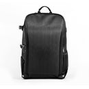 STARTRC Outdoor Travel Portable Waterproof Wear-resistant Shoulders Decompression Backpack for DJI FPV Drone(Black)