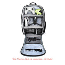 STARTRC Outdoor Travel Portable Waterproof Wear-resistant Shoulders Decompression Backpack for DJI FPV Drone(Black)