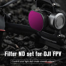 STARTRC 4 PCS ND8+ND16+ND32+ND64 Drone Lens Filter for DJI FPV