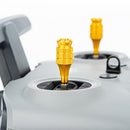 STARTRC 1109428 Expansion Heighten Retractable Adjustment Aluminum Alloy Rocker Joystick for DJI FPV Remote Control(Gold)