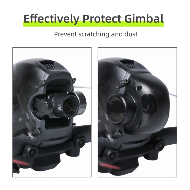 Sunnylife FV-Q9331 Camera Lens Protective Hood Sunshade Cool Eagle Cover for DJI FPV Drone(Green)