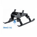 STARTRC 1109399 Folding Heightened Quick Release Landing Gear Holder for DJI FPV(Black)