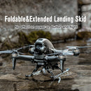 STARTRC 1109399 Folding Heightened Quick Release Landing Gear Holder for DJI FPV(Black)