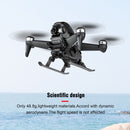 STARTRC 1109399 Folding Heightened Quick Release Landing Gear Holder for DJI FPV(Black)
