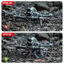 STARTRC 1109399 Folding Heightened Quick Release Landing Gear Holder for DJI FPV(Black)