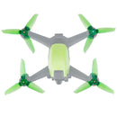 RCSTQ 2 Pairs Clear Color Quick-release Propellers for DJI FPV(Green)