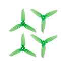 RCSTQ 2 Pairs Clear Color Quick-release Propellers for DJI FPV(Green)