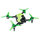 RCSTQ 2 Pairs Clear Color Quick-release Propellers for DJI FPV(Green)