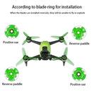 RCSTQ 2 Pairs Clear Color Quick-release Propellers for DJI FPV(Green)