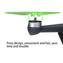 RCSTQ 2 Pairs Clear Color Quick-release Propellers for DJI FPV(Green)