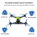 RCSTQ 2 Pairs Clear Color Quick-release Propellers for DJI FPV(Blue)