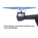 RCSTQ 2 Pairs Clear Color Quick-release Propellers for DJI FPV(Blue)