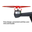 RCSTQ 2 Pairs Clear Color Quick-release Propellers for DJI FPV(Red)