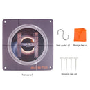 RCSTQ 45cm Square Portable Parking Apron Foldable Landing Pad for DJI FPV / Mavic mini / Air 2S (Orange)
