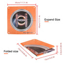 RCSTQ 45cm Square Portable Parking Apron Foldable Landing Pad for DJI FPV / Mavic mini / Air 2S (Orange)