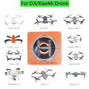 RCSTQ 45cm Square Portable Parking Apron Foldable Landing Pad for DJI FPV / Mavic mini / Air 2S (Orange)