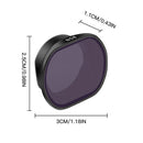 RCSTQ 5 in 1 ND4+ND8+ND16+ND32+CPL Drone Lens Filter for DJI FPV