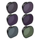 RCSTQ 6 in 1 ND4+ND8+ND16+ND32+UV+CPL Drone Lens Filter for DJI FPV