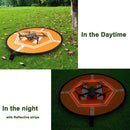 RCGEEK 80cm Round Portable Parking Apron Foldable Landing Pad for DJI FPV / Mavic mini / mini 2 / Air 2S