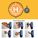 RCGEEK 80cm Round Portable Parking Apron Foldable Landing Pad for DJI FPV / Mavic mini / mini 2 / Air 2S