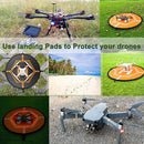 RCGEEK 80cm Round Portable Parking Apron Foldable Landing Pad for DJI FPV / Mavic mini / mini 2 / Air 2S