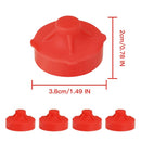 RCSTQ 4 in 1 Motor Cover Cap Motors Silicone Protector for DJI FPV (Red)