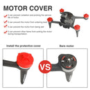 RCSTQ 4 in 1 Motor Cover Cap Motors Silicone Protector for DJI FPV (Red)