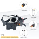 RCSTQ Anti Scratch PU Battery Storage Bag with T Male Cable for DJI FPV Goggles V2