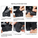 RCSTQ Anti Scratch PU Battery Storage Bag with T Male Cable for DJI FPV Goggles V2