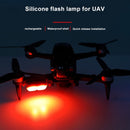 RCSTQ Rechargeable Strobe Signal Lights with Silicone Case for DJI FPV(Red)