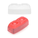RCSTQ Rechargeable Strobe Signal Lights with Red + White Silicone Case for DJI FPV