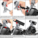 RCSTQ Flashlight Night Light + Torch Bracket Kit for DJI FPV Drone(Black)